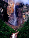 Angel Falls Seen from Mirador Laime Lookout, Angel Falls, Venezuela Photographic Print by Krzysztof Dydynski