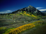 Aerial of Mt. Crested Butte in the Rocky Mountains, Crested Butte, USA Photographic Print by Jim Wark