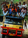 Heavily Loaded Truck, Sumba, East Nusa Tenggara, Indonesia Photographic Print by Paul Kennedy