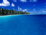 Blue Waters of Lagoon, French Polynesia Photographie par Jean-Bernard Carillet