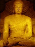 Statue of Sakyamuni Buddha in Seokguram (Sokkuram) Grotto, Bulguksa, South Korea Photographic Print by John Banagan