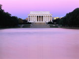 Sunrise Over Lincoln Memorial Washington DC, Virginia, USA Photographic Print by Rob Blakers