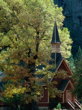 Yosemite Chapel, Yosemite Valley, USA Photographic Print by John Elk III