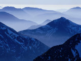 Le Mamores depuis le Ben Nevis, Fort William, Ecosse Photographie par Gareth McCormack