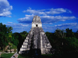 Temple of the Grand Jaguar on the Great Plaza, Tikal, El Peten, Guatemala Photographie par Richard I'Anson