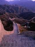 Great Wall of China, Badaling, China Photographic Print by Nicholas Pavloff