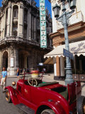 Old American Car in Front of Hotel Inglaterra, Havana, Cuba Photographic Print by Doug McKinlay