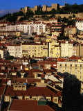 Rooftops and Buildings of City, Lisbon, Portugal Photographic Print by Bethune Carmichael