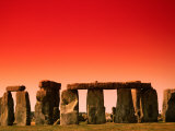 Stonehenge at Sunrise, Stonehenge, United Kingdom Photographic Print by Manfred Gottschalk