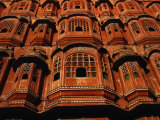 Facade of Hawa Mahal (Palace of the Winds), Jaipur, Rajasthan, India Photographie par Richard I'Anson
