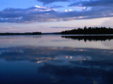 Sunset on Lake Itasca, Itasca State Park, USA Photographic Print by John Elk III