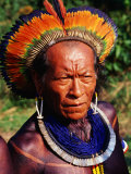 An Elder from the Mebengokre Indians, Brazil Photographic Print by John Maier Jr. An Elder from the Mebengokre Indians, Brazil Photographic Print by John Maier Jr.