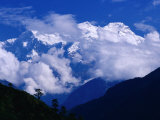 Manaslu from Marsyangdi Valley, Annapurna, Gandaki, Nepal Photographic Print by Gareth McCormack