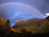 Early Evening Rainbow, Glencoe, Scotland Photographie par Gareth McCormack