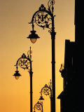 Georgian Lanterns at Sunset, Dublin, Ireland Fotografie-Druck von Martin Moos