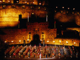 Military Tattoo Performed in Edinburgh Castle, Edinburgh, Scotland Photographic Print by Gareth McCormack