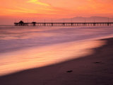 Venice Beach Pier, Los Angeles, California, USA Photographic Print by Richard Cummins