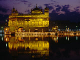 Golden Temple (Harmandir Sahib) on Waterfront, Amritsar, Punjab, India Fotografie-Druck von Richard I'Anson