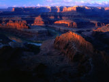 Sunrise Over Canyon, from Dead Horse Gap Canyonlands National Park, Utah, USA Photographic Print by Rob Blakers