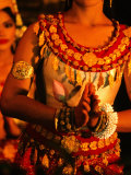 Detail of Traditional Khmer Dancer's Costume, Siem Reap, Cambodia Photographie par Juliet Coombe