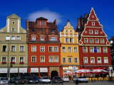 Burgher Houses on Salt Square, Wroclaw, Poland Photographic Print by Krzysztof Dydynski