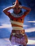 Young Girl at Temple Ceremony, Indonesia Photographic Print by Gregory Adams