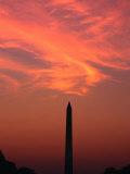 Washington Monument at Sunset Washington DC, Virginia, USA Photographic Print by Rob Blakers