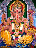 Hindu Painting of Garnesh, Son of Shiva and Parvati, Lord of Wisdom and Good Fortune, India Impressão fotográfica por Chris Mellor Hindu Painting of Garnesh, Son of Shiva and Parvati, Lord of Wisdom and Good Fortune, India Impressão fotográfica por Chris Mellor