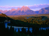 Teton Mountains from Snake River Overlook, Grand Teton National Park, Wyoming, USA Photographie par Gareth McCormack