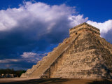 The Castle (El Castillo), Also Known as Pyramid of Kukulcan, Chichen Itza, Mexico Photographie par John Elk III