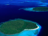Aerial View of Vava'U Group of Islands, Tonga Photographie par Peter Hendrie