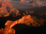Sunlight Colours the Canyon Rims, Grand Canyon National Park, USA Photographic Print by Mark Newman