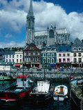 St Coleman's Cathedral and Port of Cobh, Cobh, Ireland Photographic Print by Tony Wheeler
