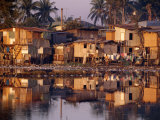 Shantytown in Paranaque, Manila, Manila, Philippines Photographie par John Pennock