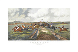 The Double, Punchestown Premium Giclee Print by John Sturgess