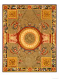 Bee Medallion Panel Giclée-Druck von John Richard