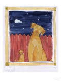 Two Dogs Giclee Print by Heather Ramsey
