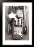 Ferrari Mechanic, French GP, 1954 Print by Jesse Alexander