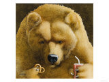 Pretzels & Soda & Bear Giclee-trykk av Will Bullas