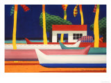 5 Canoe Beach Giclee Print by Ian Tremewen