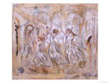 One Man Dancing with Five Women Giclée-Druck von Marta Gottfried