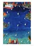 Sydney Sails Giclee Print by Ian Tremewen