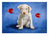 Puppy Lover Giclee-trykk av Will Bullas