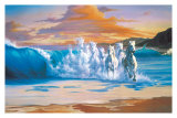 La vague Affiche par Jim Warren