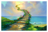 Escalier vers le paradis Posters par Jim Warren