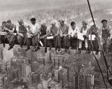 Lunch On Skyscraper Poster