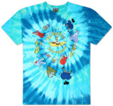The Beatles - Yellow Sub Spiral T-shirts