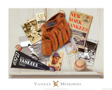 Vintage Yankees Kunstdrucke von Robert Downs