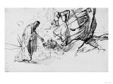 Christ Saving a Shipwrecked Man, British Museum, London Giclée-Druck von Rembrandt van Rijn 
