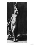 Female Nude, Drawing, British Museum, London Giclee Print by Rembrandt van Rijn 